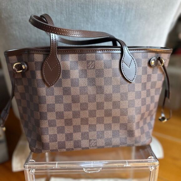Authentic Neverfull Damier Ebene PM Tote - Excellent Condition with dustbag - Picture 1 of 15